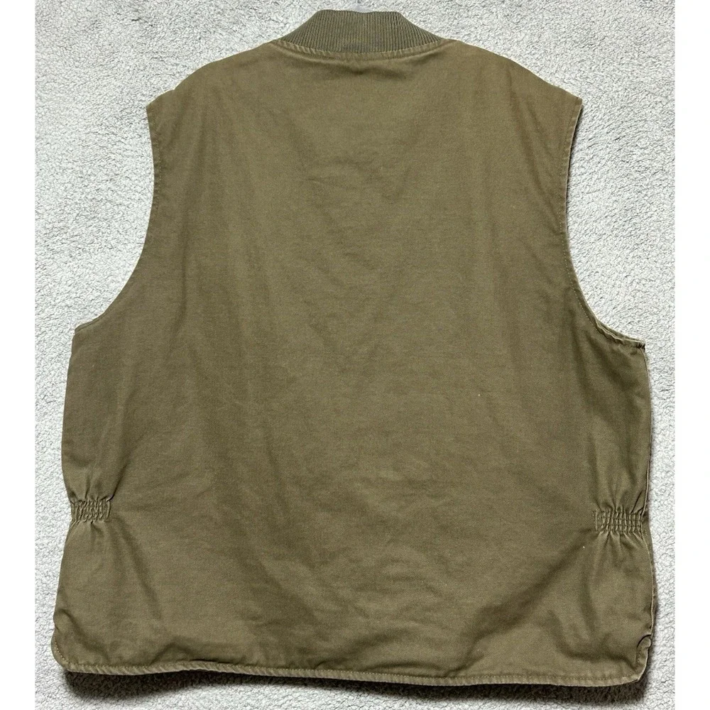 Dri Duck Mens Size‎ 2XL Trek Insulated Canvas Workwear Vest Field Bushnell